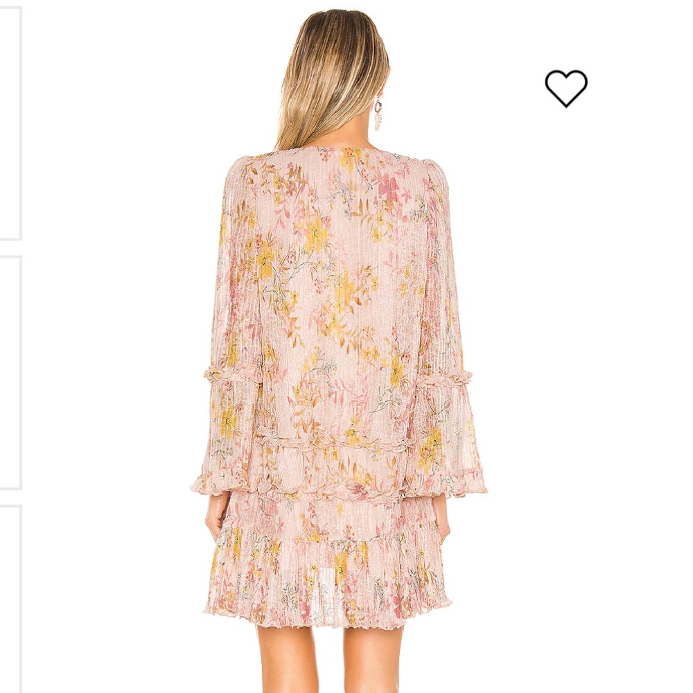 TULAROSA size S Evelyn short dress with floral pattern in pastel colours - BNWT - Picture 8 of 9